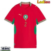 Morocco Achraf Hakimi #2 Replica Home Shirt Ladies World Cup 2026 Short Sleeve
